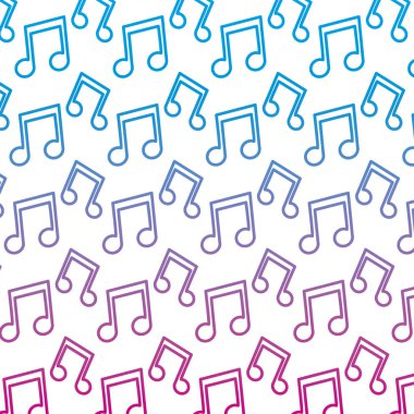 bozulmuş satır ışın Not müzik işareti arka plan vektör çizim