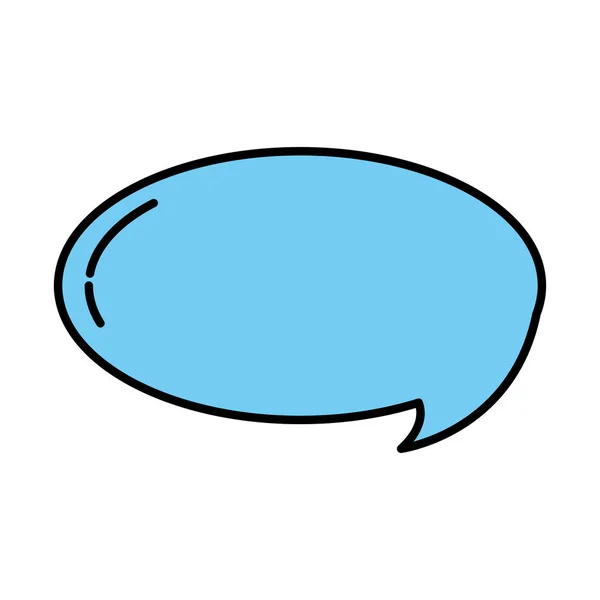 Couleur Notes Chat Bulle Texte Message Vectoriel Illustration — Image vectorielle