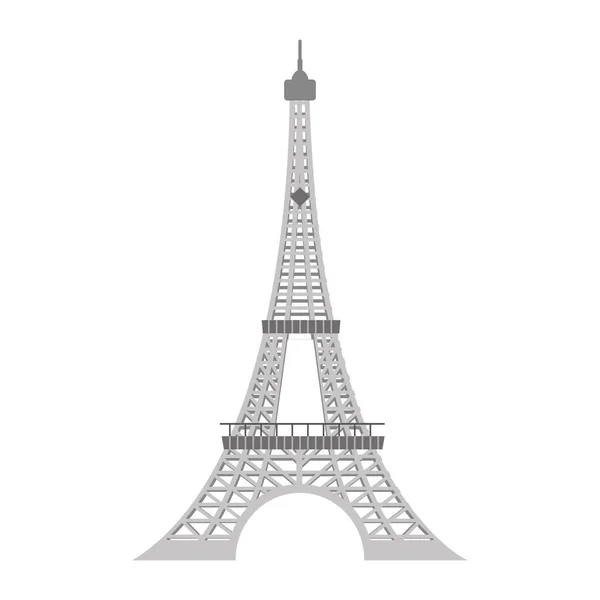 Arquitetura Torre Eiffel Paris Ilustração Vetorial França — Vetor de Stock