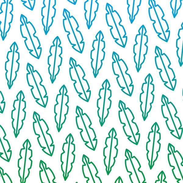 Υποβαθμισμένων Γραμμή Φυσικά Τροπικά Φύλλα Στυλ Φόντου Εικονογράφηση Φορέα — Διανυσματικό Αρχείο