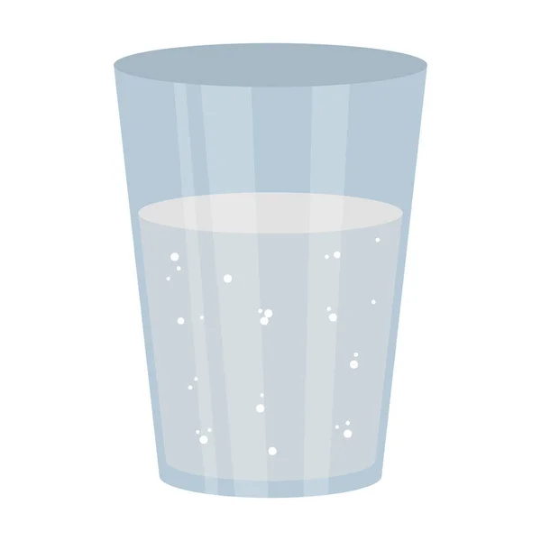 Wodka Schnaps Glas Getränk Alkohol Vektor Illustration — Stockvektor