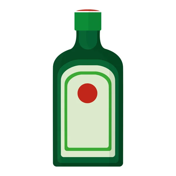 Tvrdý Alkohol Láhev Alkoholu Nápoj Vektorové Ilustrace — Stockový vektor
