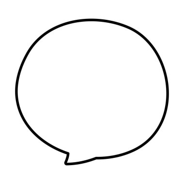 satır sohbet kabarcık diyalog metin fikir vektör çizim