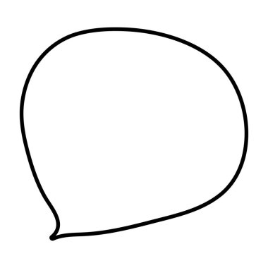 çizgi iletişim sohbet kabarcık metin iletisi vektör çizim