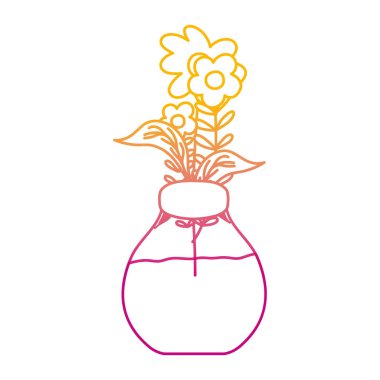 satır şirin buket çiçek koru mason vektör çizim içinde bozulmuş