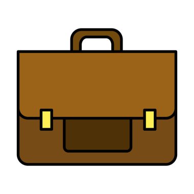 renk iş evrak çantası nesne belge vektör çizim kaydetmek için