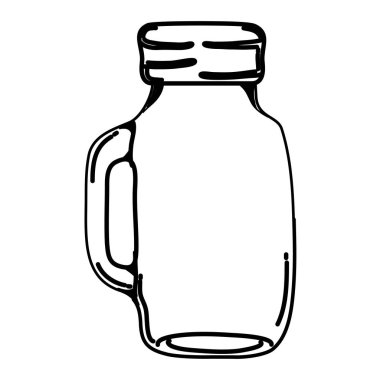 satır lezzetli taze meyve suyu mason vektör çizim