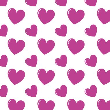 kalp şekli aşk sembolü arka plan vektör çizim