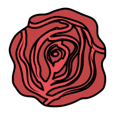 renk güzellik egzotik yaprakları stil vektör çizim ile yükseldi