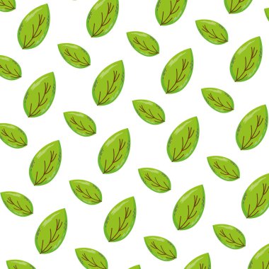 Botanik güzel yaprak egzotik arka plan vektör çizim