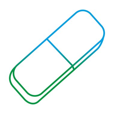 bozulmuş satır eğitim silgi okul nesne tasarım vektör çizim