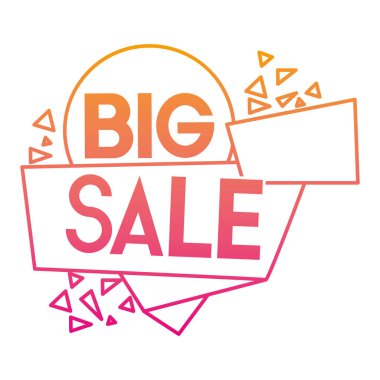 bozulmuş satır büyük mağaza satış promosyon indirim vektör çizim