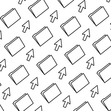 satır klasör dosyası ok imleci arka plan vektör çizim ile