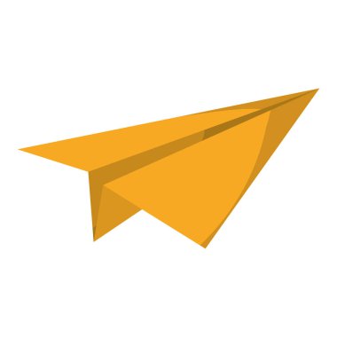 origami kağıt uçak oyuncak tasarlamak vektör