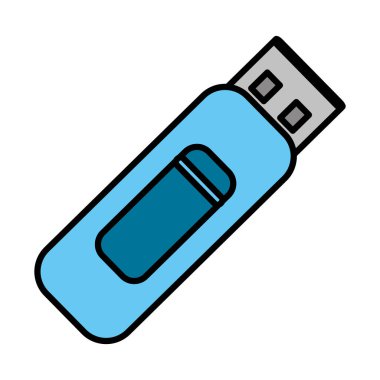 renk veri usb bellek teknoloji nesne vektör çizim
