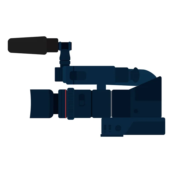 Video Camera Recorder Equipment Technology Vector Illustration — Stock Vector