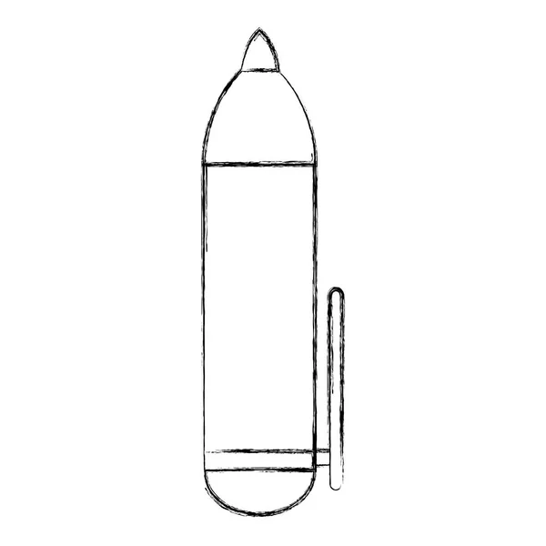 Grunge Highlighter Πένα Σήμα Σχολείο Εργαλείο Εικονογράφηση Διάνυσμα — Διανυσματικό Αρχείο
