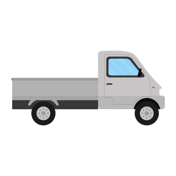 Lkw Transport Fahrzeug Lieferservice Vektor Illustration — Stockvektor