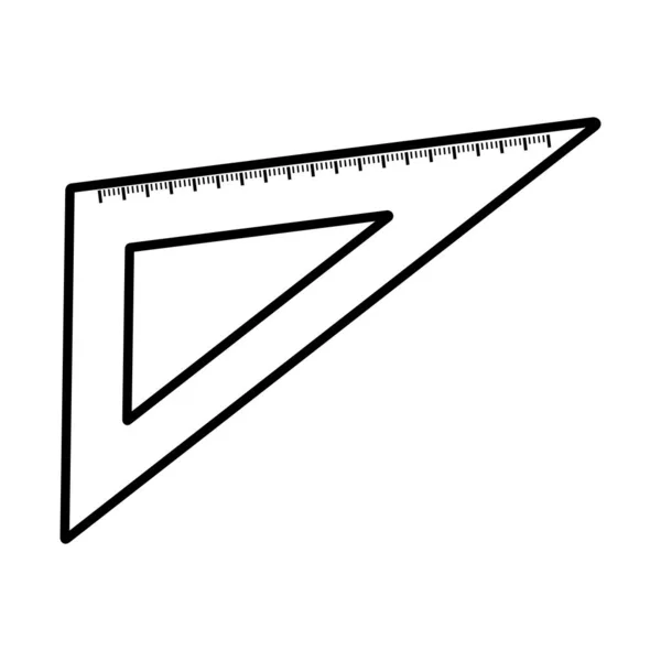 线群尺设计学校工具向量例证 — 图库矢量图片