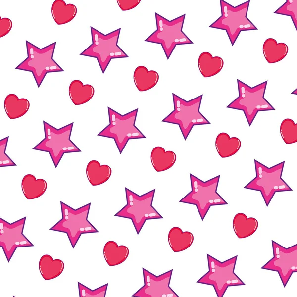 art star and love symbol background vectoor illustration