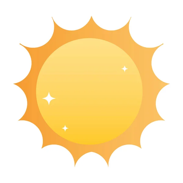 Милий Світлий Промінь Сонця Погода Векторні Ілюстрації — стоковий вектор