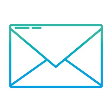 satır e-posta metin iletisi stil mektup vektör çizim bozulmuş