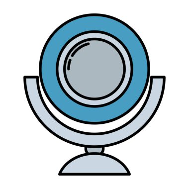 renk dijital elektronik webcam teknoloji bilgisayar vektör çizim için