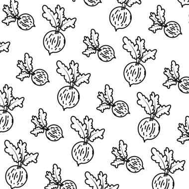 satır sağlıklı soğan taze sebze arka plan vektör çizim