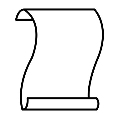 hattı sayfası kağıt iş belge Not vektör çizim