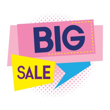 büyük indirim Satılık özel indirim vektör çizim