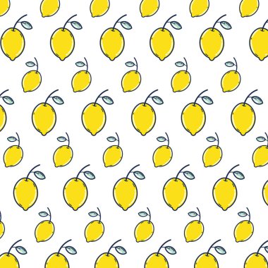 lezzetli limon meyve vitamini arka plan vektör çizim