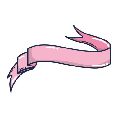 Sanat şerit tarzı dekorasyon nesne vektör çizim