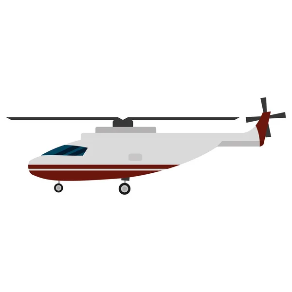 Векторная Иллюстрация Технологии Цветного Вертолета — стоковый вектор