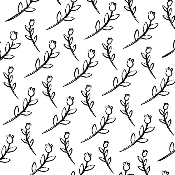 Grunge Τροπική Λουλούδι Φυτό Πέταλα Εικονογράφηση Διάνυσμα Φόντο — Διανυσματικό Αρχείο