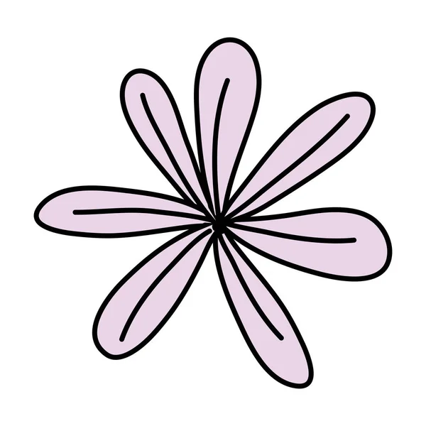 Колір Природа Краса Квітка Екзотичний Стиль Векторні Ілюстрації — стоковий вектор
