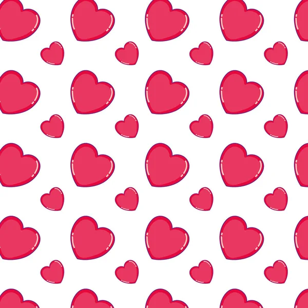 Forme Coeur Symbole Amour Fond Vectoriel Illustration — Image vectorielle