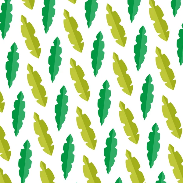 Natural Tropical Hoja Estilo Fondo Vector Ilustración — Vector de stock