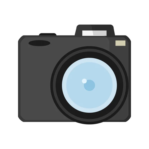 数码相机技术拍摄图像矢量插图 — 图库矢量图片
