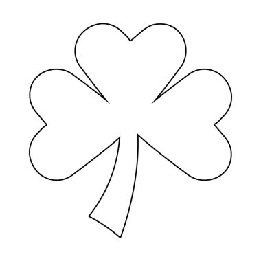 st patricks günü yonca karikatür vektör çizim grafik tasarım