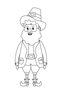 st patricks günü Masal cinleri karikatür vektör çizim grafik tasarım