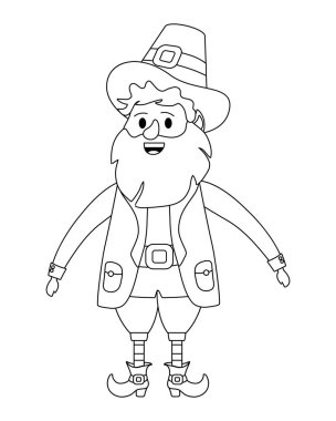 st patricks günü Masal cinleri karikatür vektör çizim grafik tasarım