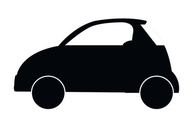 ulaşım konsept araba karikatür vektör çizim grafik tasarım