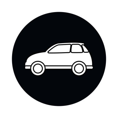 ulaşım konsept araba karikatür vektör çizim grafik tasarım