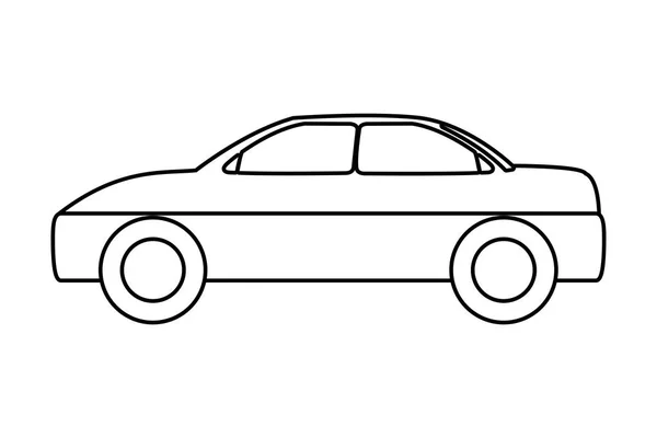 Transport Koncept Bil Cartoon Vektor Illustration Grafisk Design — Stock vektor