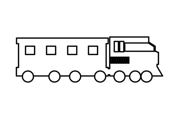 Concepto Transporte Tren Dibujos Animados Vector Ilustración Diseño Gráfico — Archivo Imágenes Vectoriales