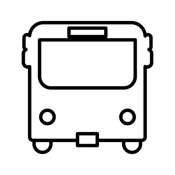 Transport Konceptet Buss Tecknade Vektor Illustration Grafisk Design — Stock vektor