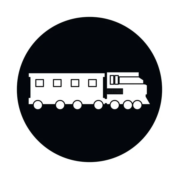 交通概念列车卡通矢量图解平面设计 — 图库矢量图片
