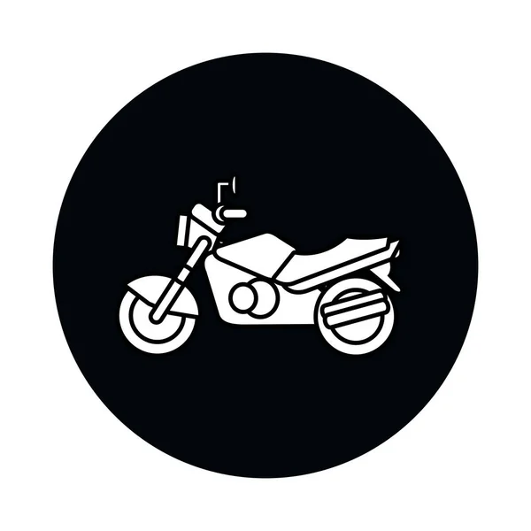 Ulaşım Konsept Motosiklet Karikatür Vektör Çizim Grafik Tasarım — Stok Vektör