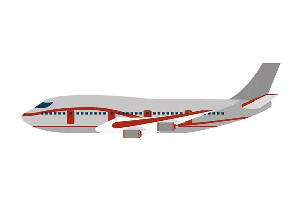 运输概念飞机卡通矢量插图图形设计 — 图库矢量图片