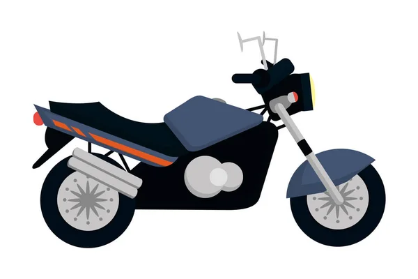 Transportation Concept Motorcycle Cartoon Vector Illustration Graphic Design — Stock Vector